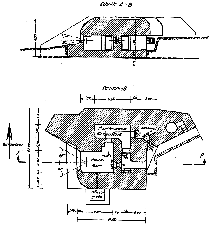 V1 Feuerstellung Nr. 654