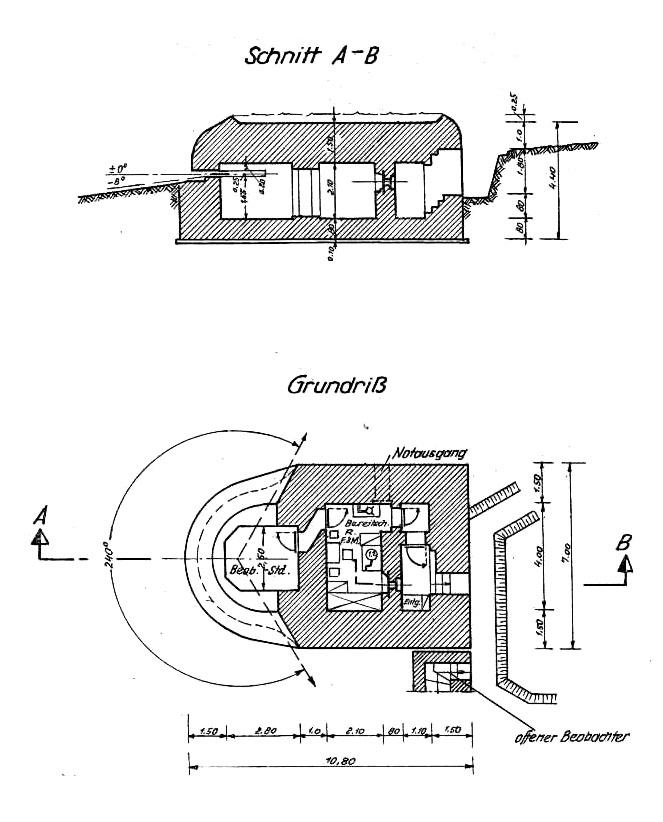 V1 Feuerstellung Nr. 697
